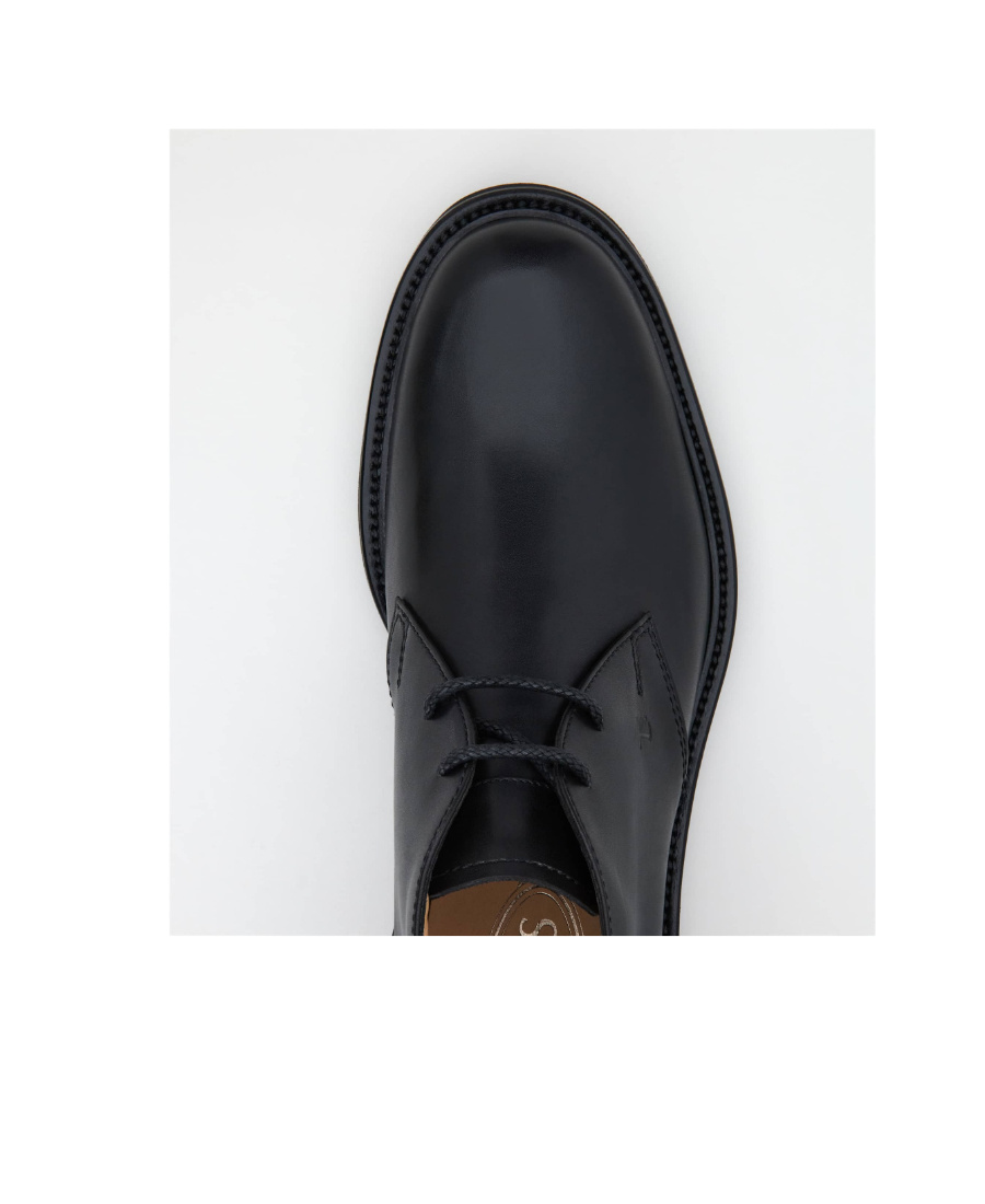 Tod's Lace-up Desert Boots In Black