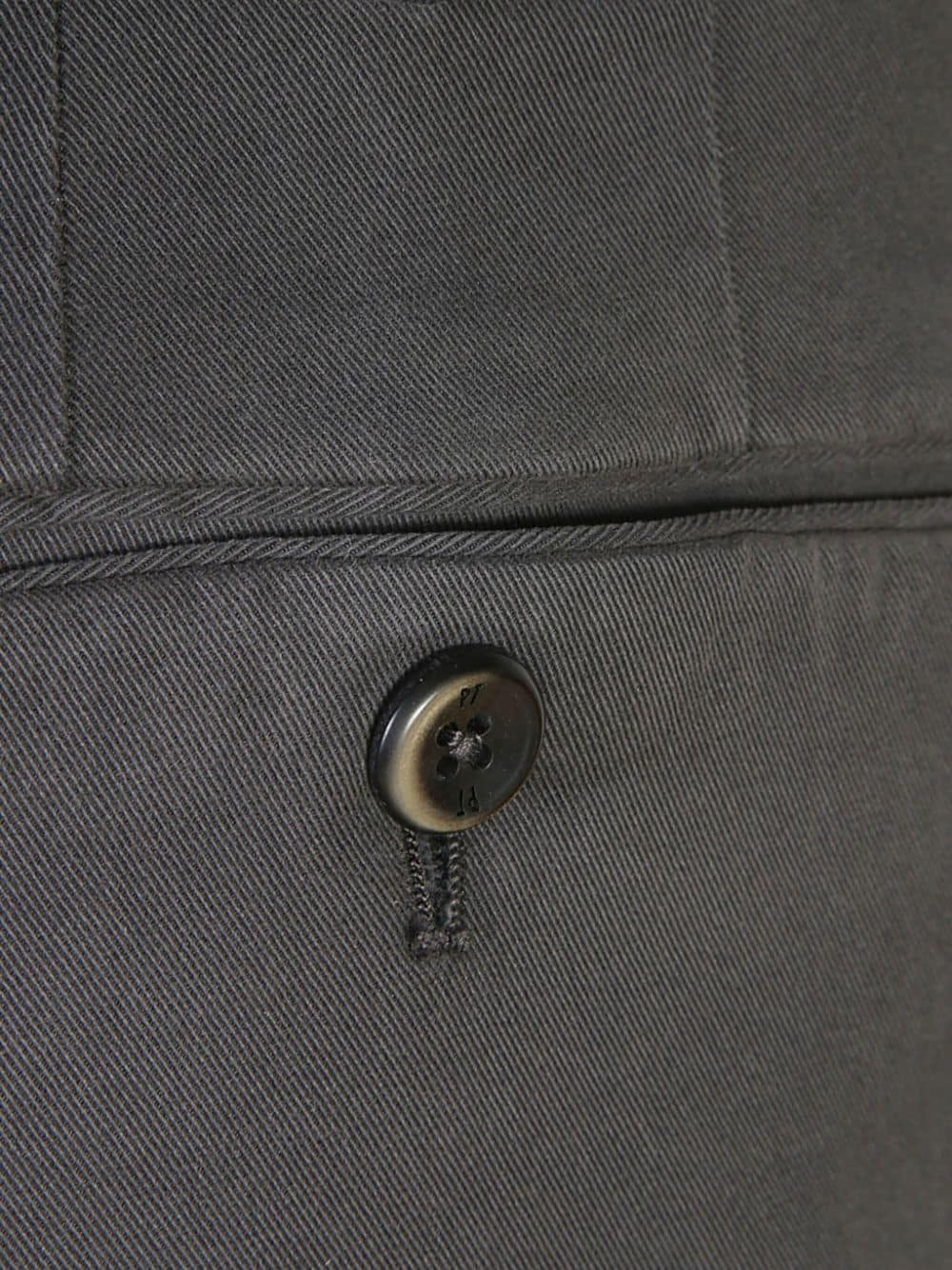 Pt01 Slim-cut Chinos In Gray
