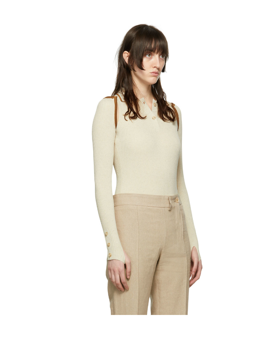 Jacquemus Beige 'le Body Cielo' Bodysuit