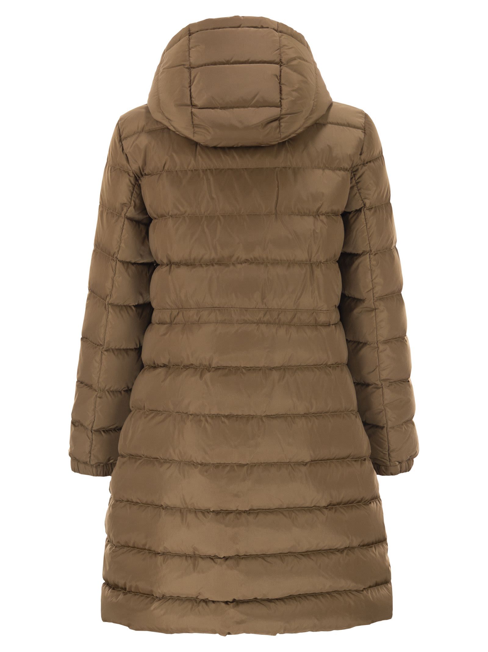 Weekend Max Mara Long-sleeved Cotton Jacket In Brown