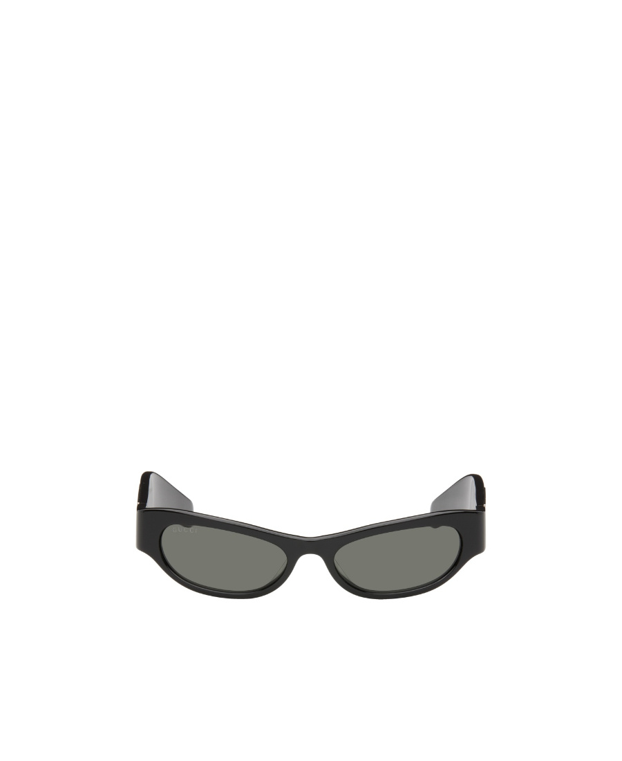 Gucci Contemporary Rectangular Frame Sunglasses In Black