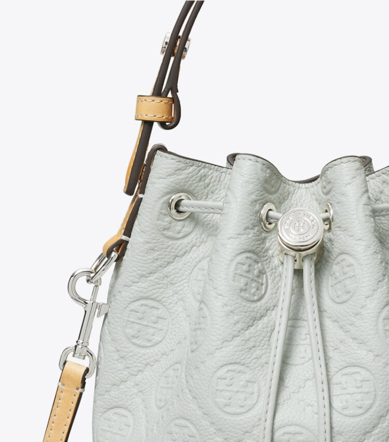 Tory Burch Mini T Monogram Bucket Bag
