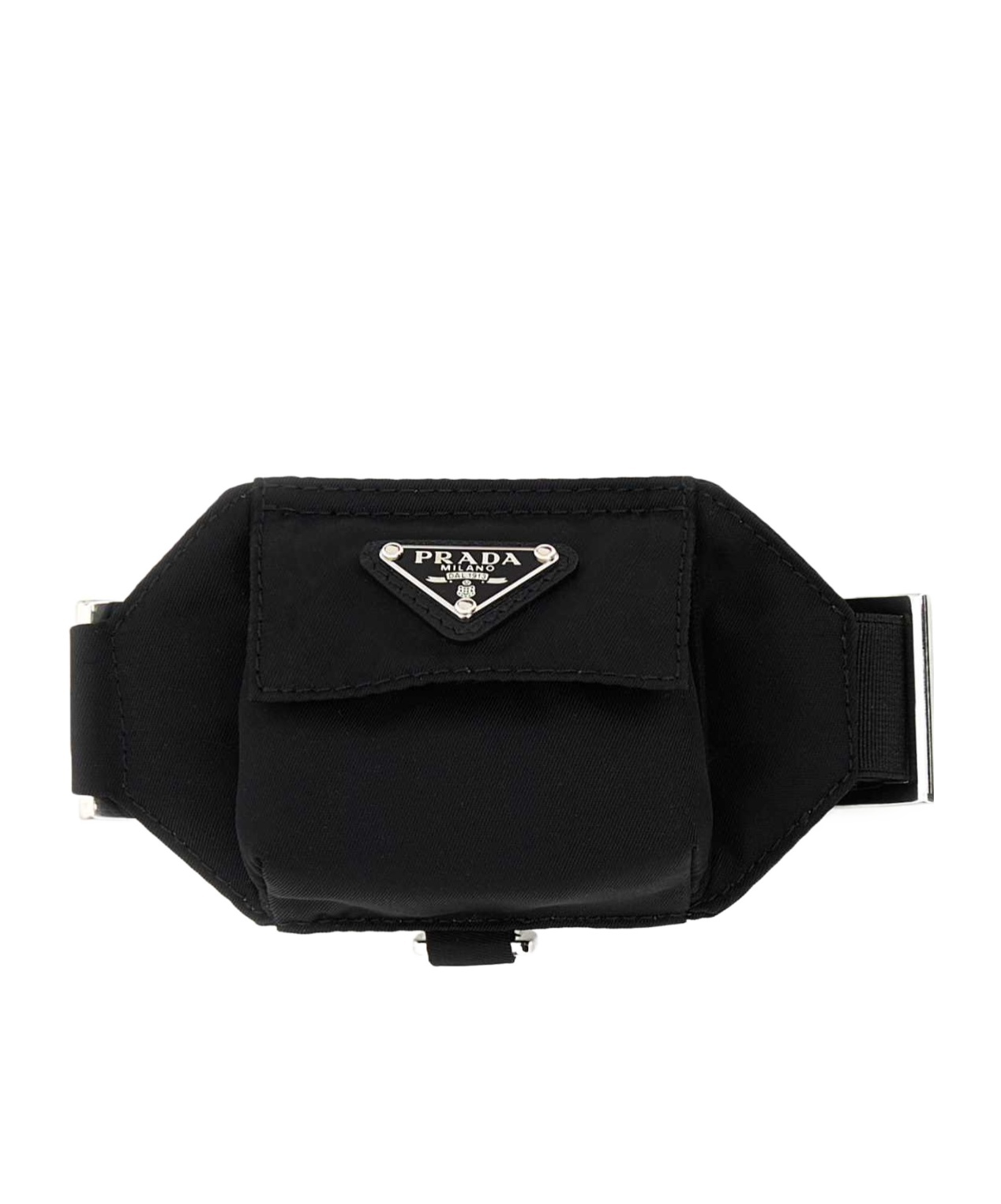 Prada Logo Wallet In Black