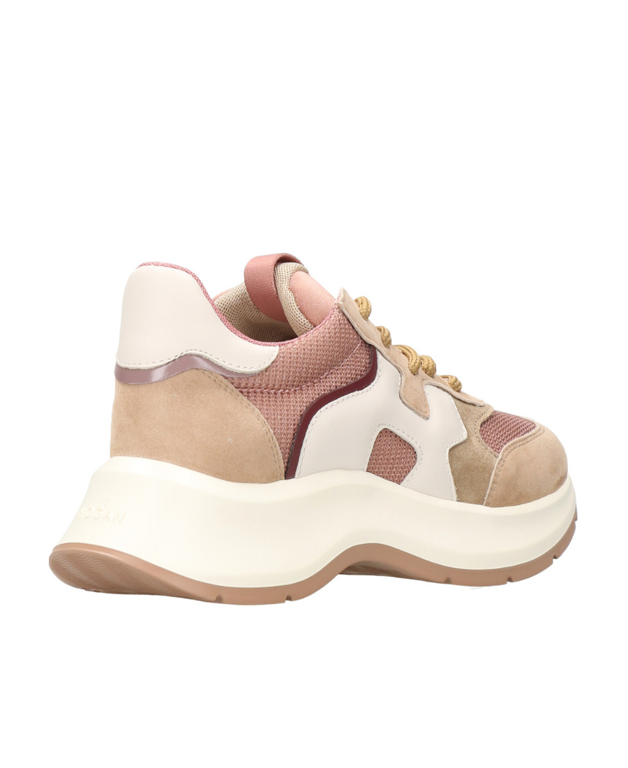 Hogan Colour-block Sneakers In White