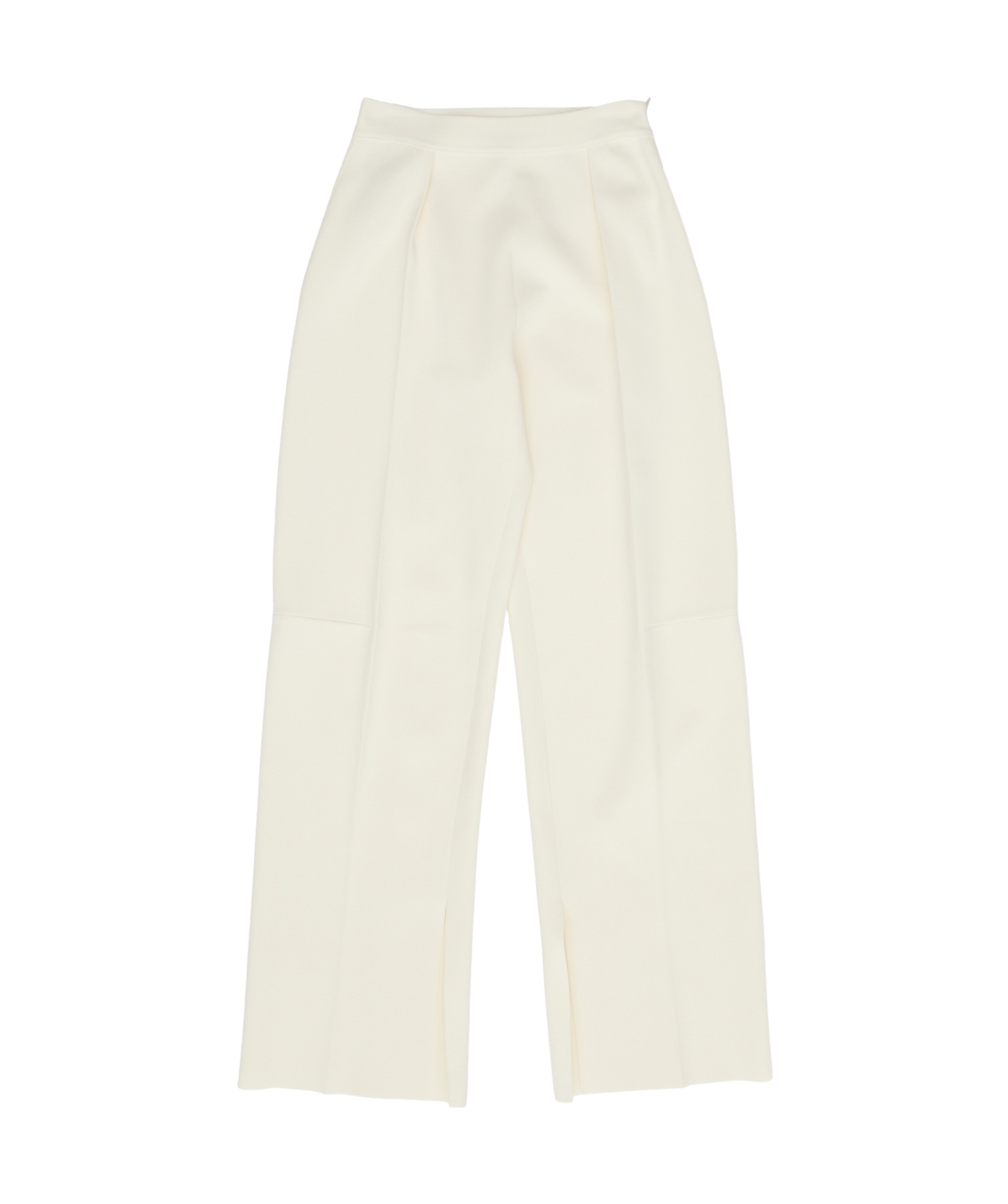Jil Sander Pleated Casual Pants In White