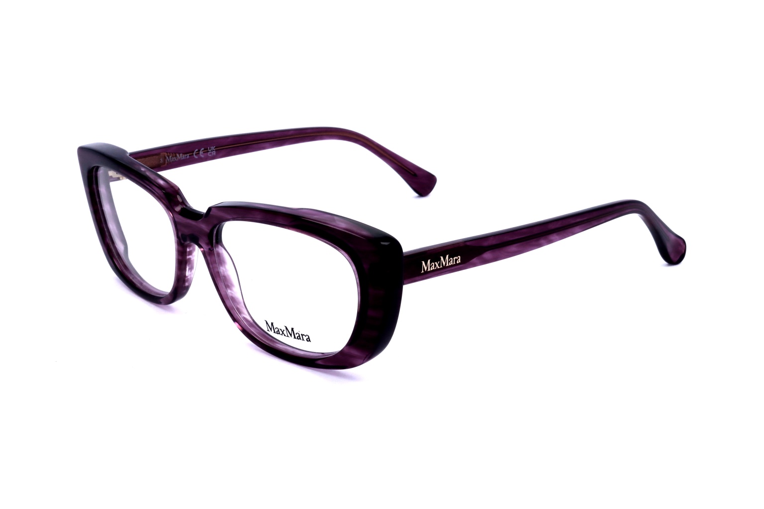 Max Mara Rectangular Frame Glasses In White