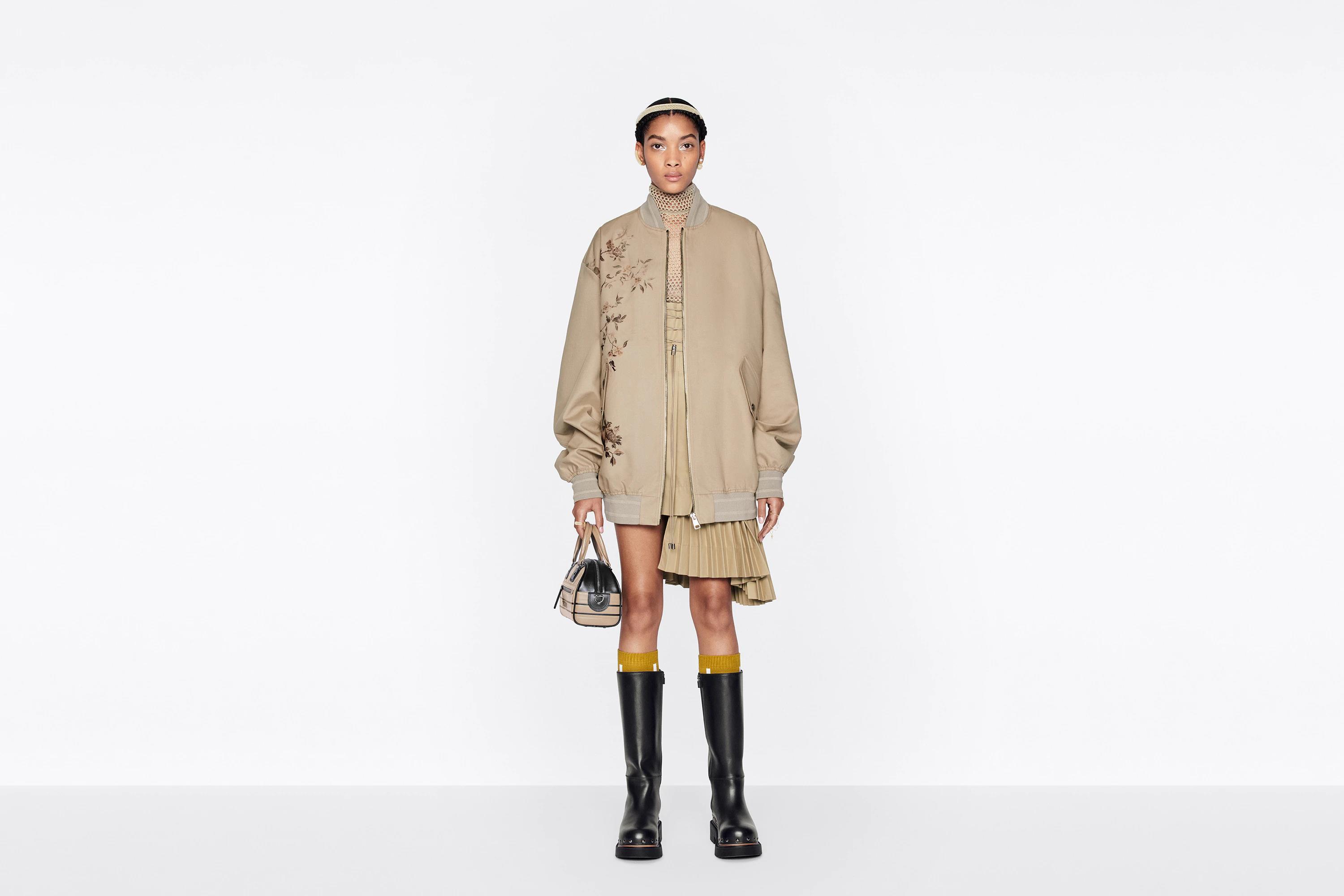 Dior Bomber Jacket In Nude