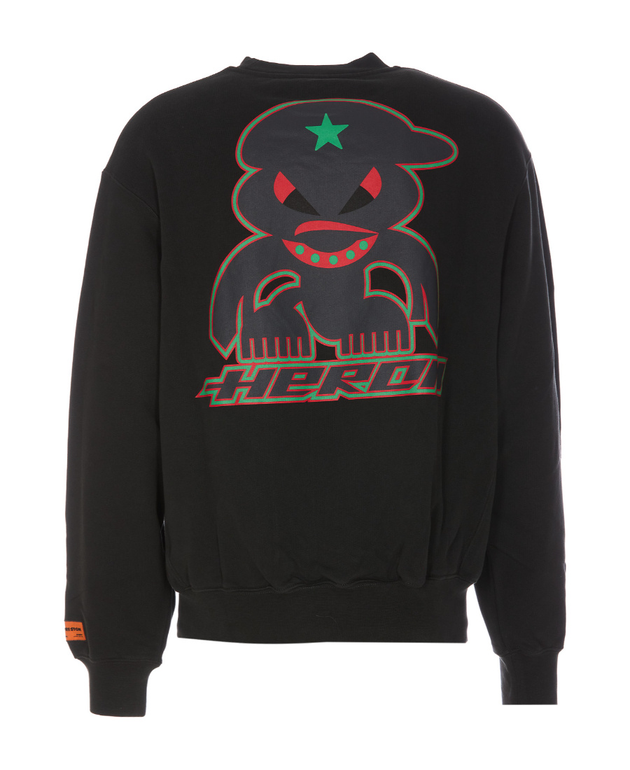 Heron Preston Monster Graphic-print Sweatshirt In Black