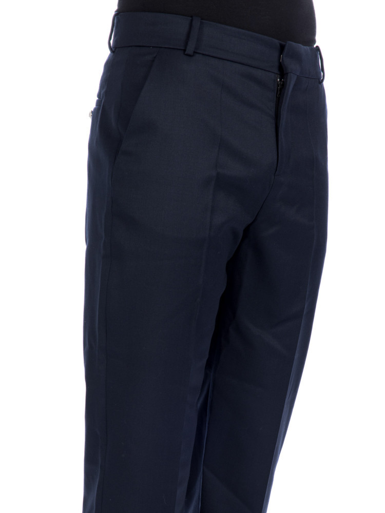 Balmain Draped Straight-leg Cropped Trousers In Black