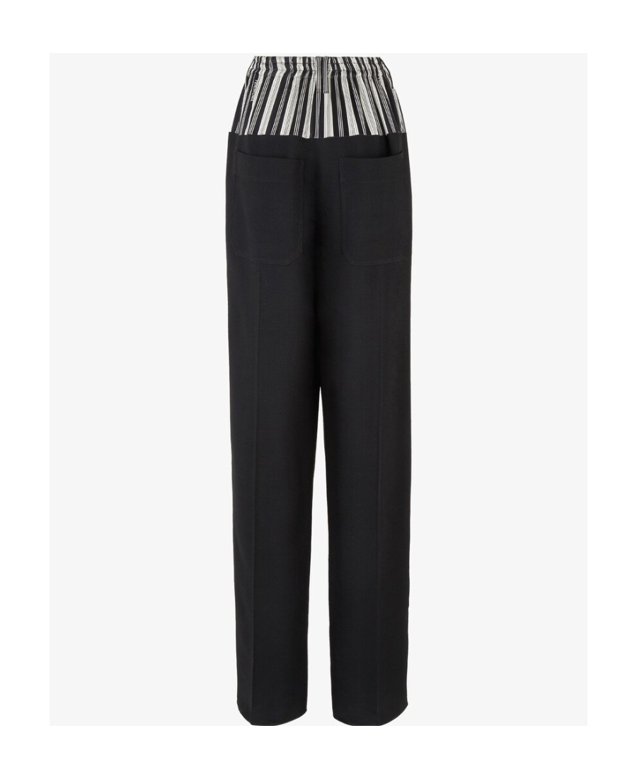 Fendi Pantalone In Black