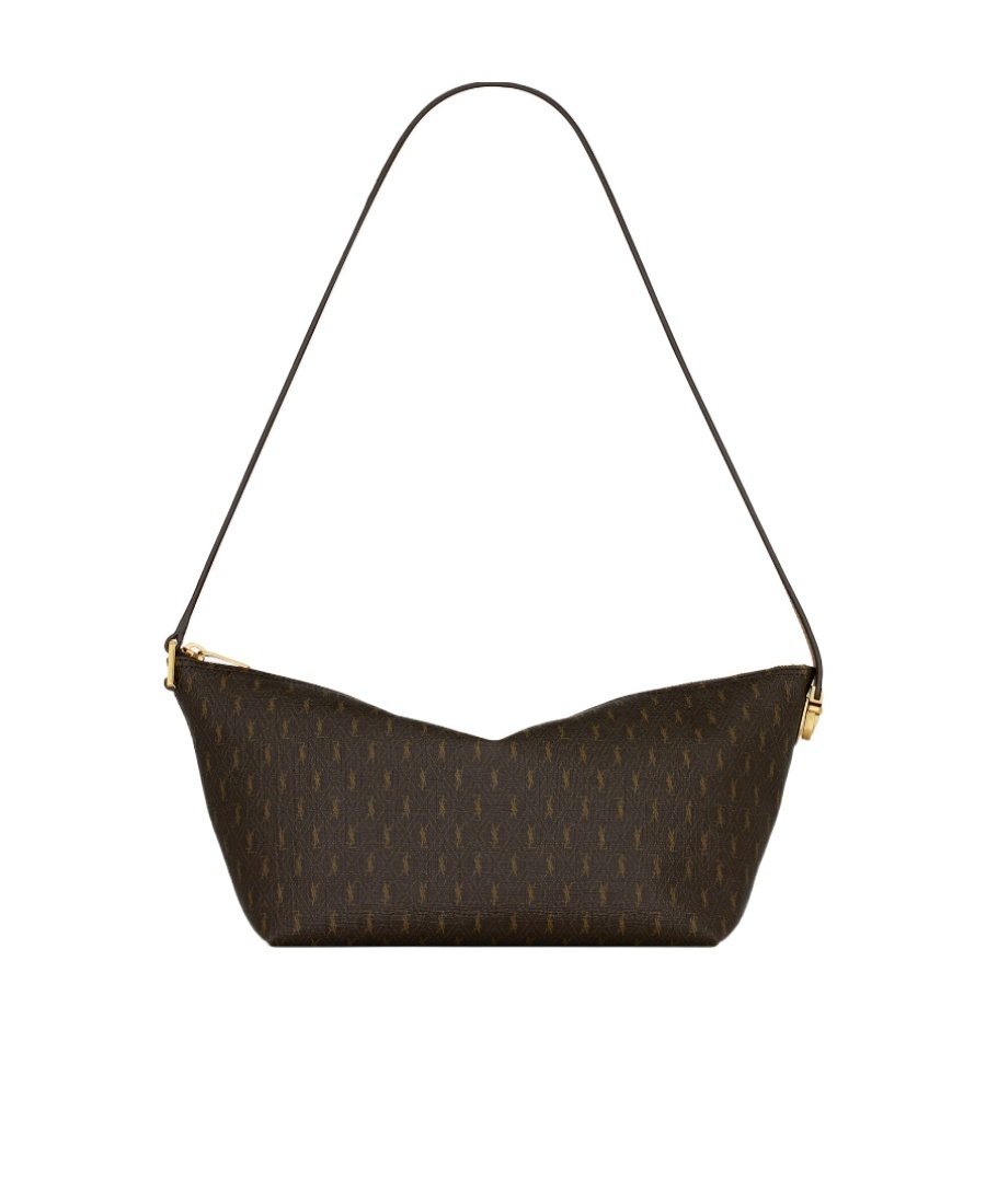 Saint Laurent Le Monogramme Cassandre Cross-body Bag In Brown