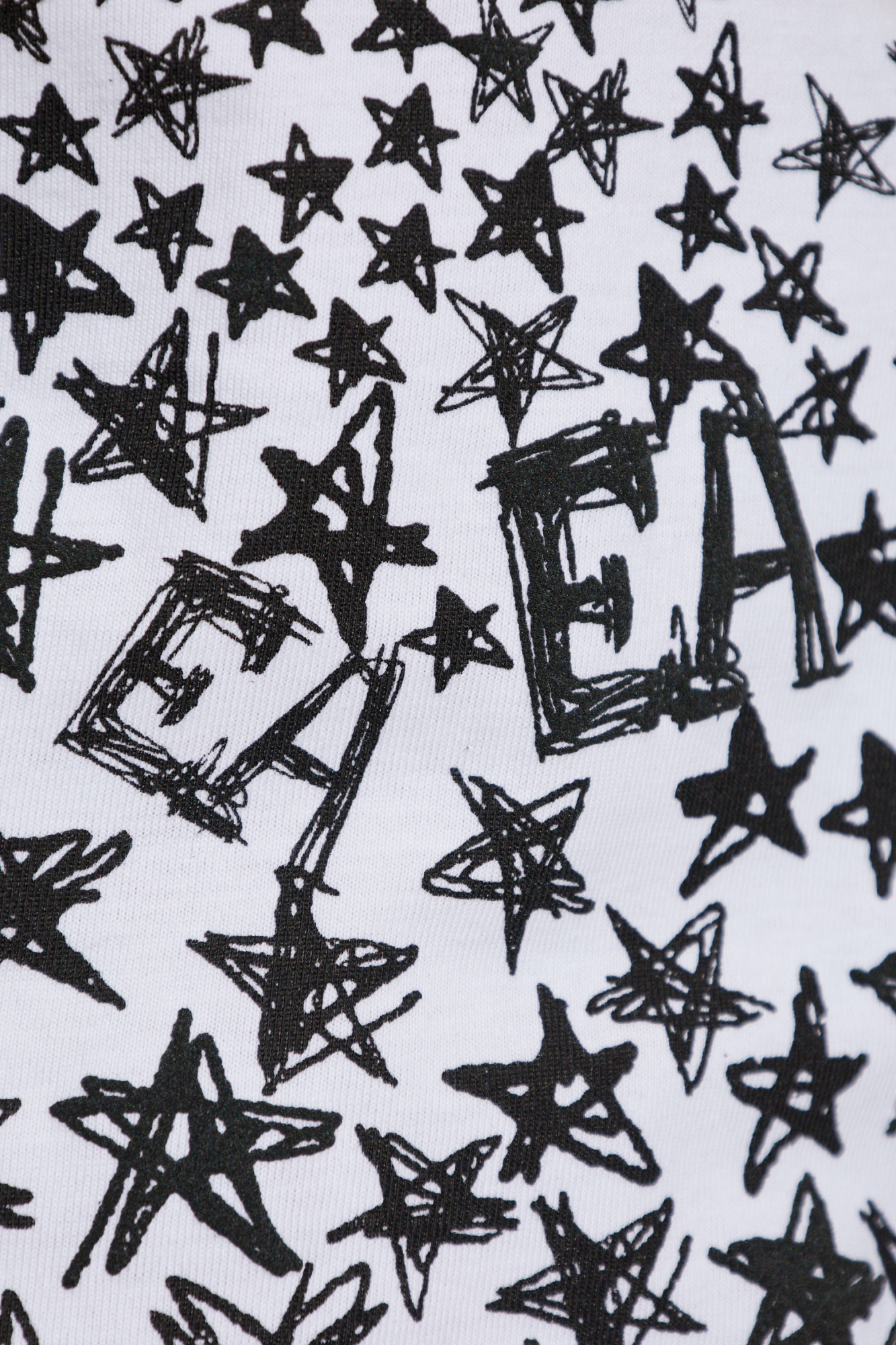 Shop Emporio Armani Star-print Cotton T-shirt In White
