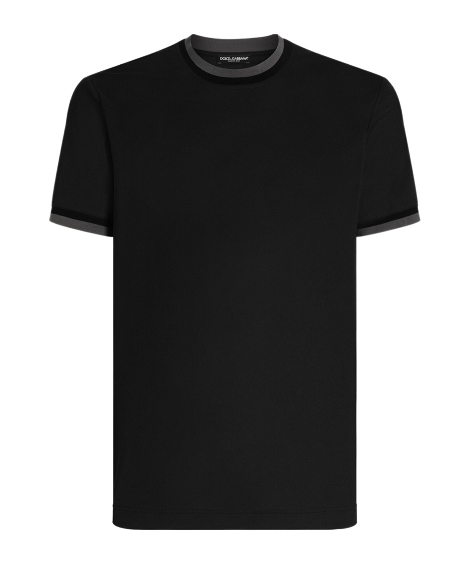 Dolce & Gabbana Short Sleeve T-shirt In Black