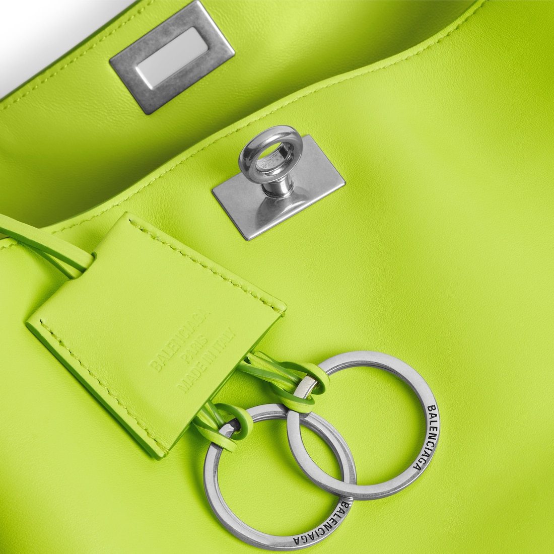 Balenciaga Women's Rodeo Handbag Mini In Granny Green