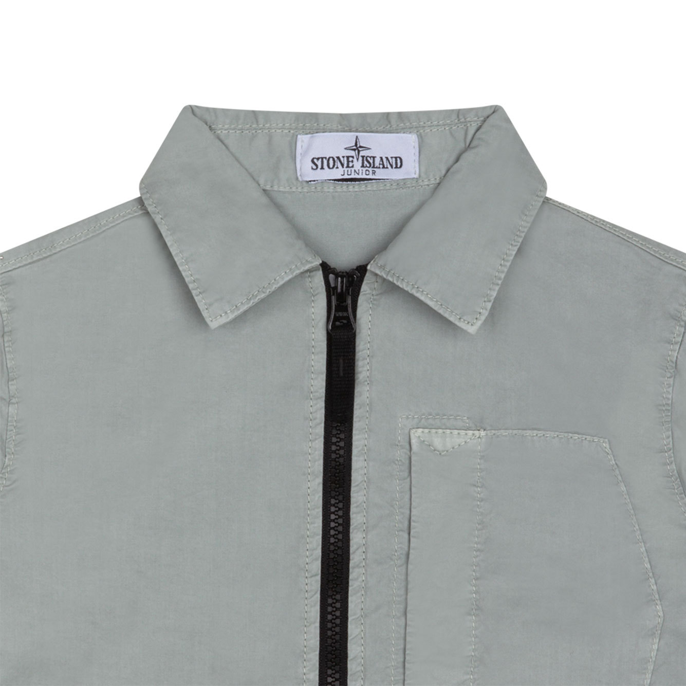 Stone Island Long-sleeved Jacket In Gray