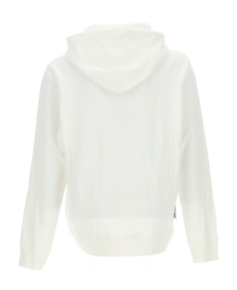 Autry Logo-print Drawstring Hoodie In White