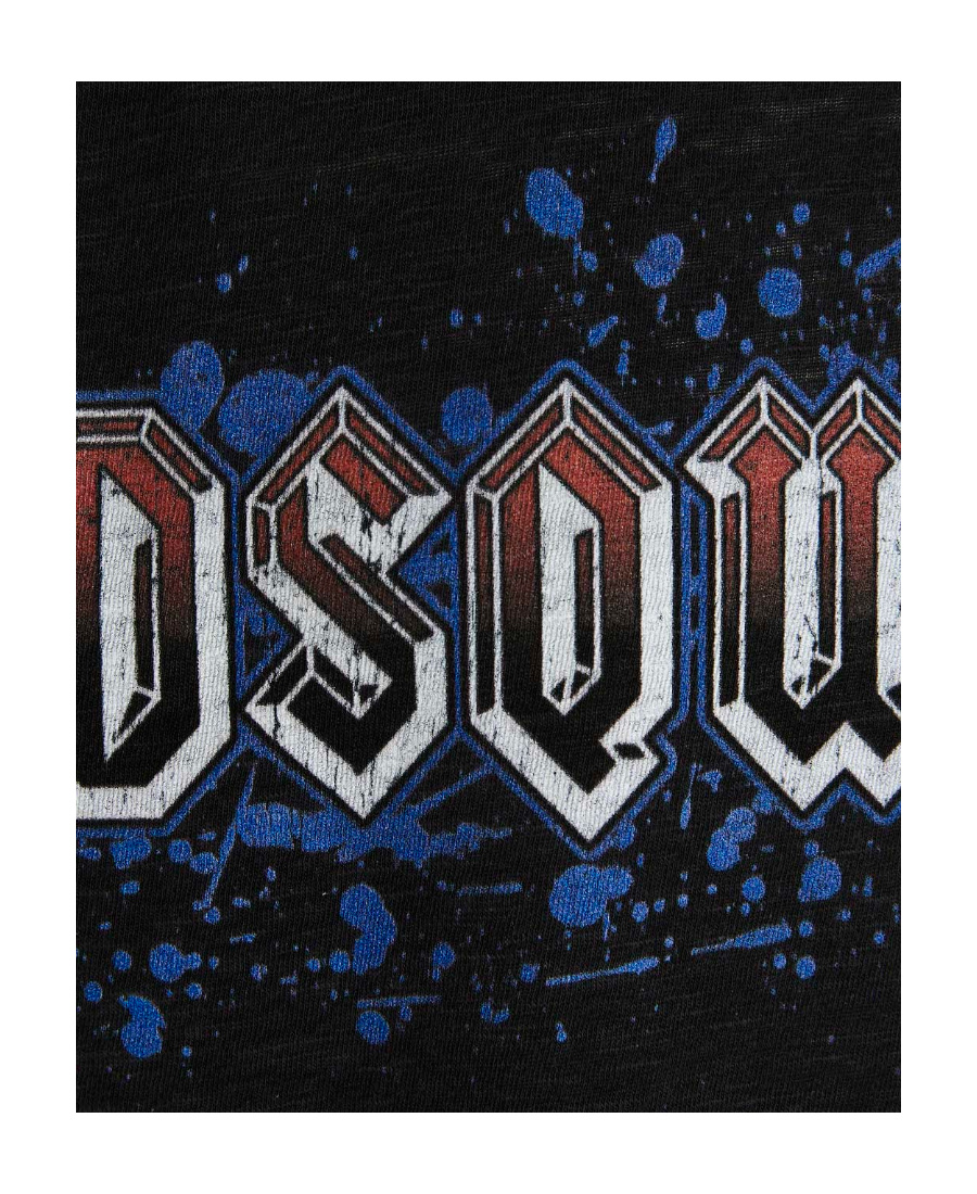 Dsquared2 Dsquared Men T-shirt With Logo In Black