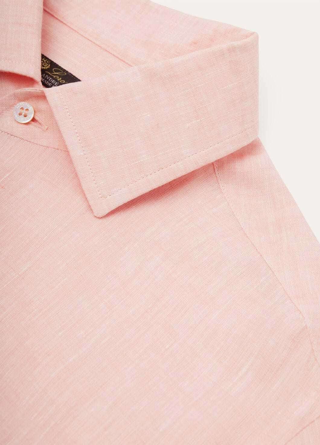 Loro Piana André Shirt In Peach Pink