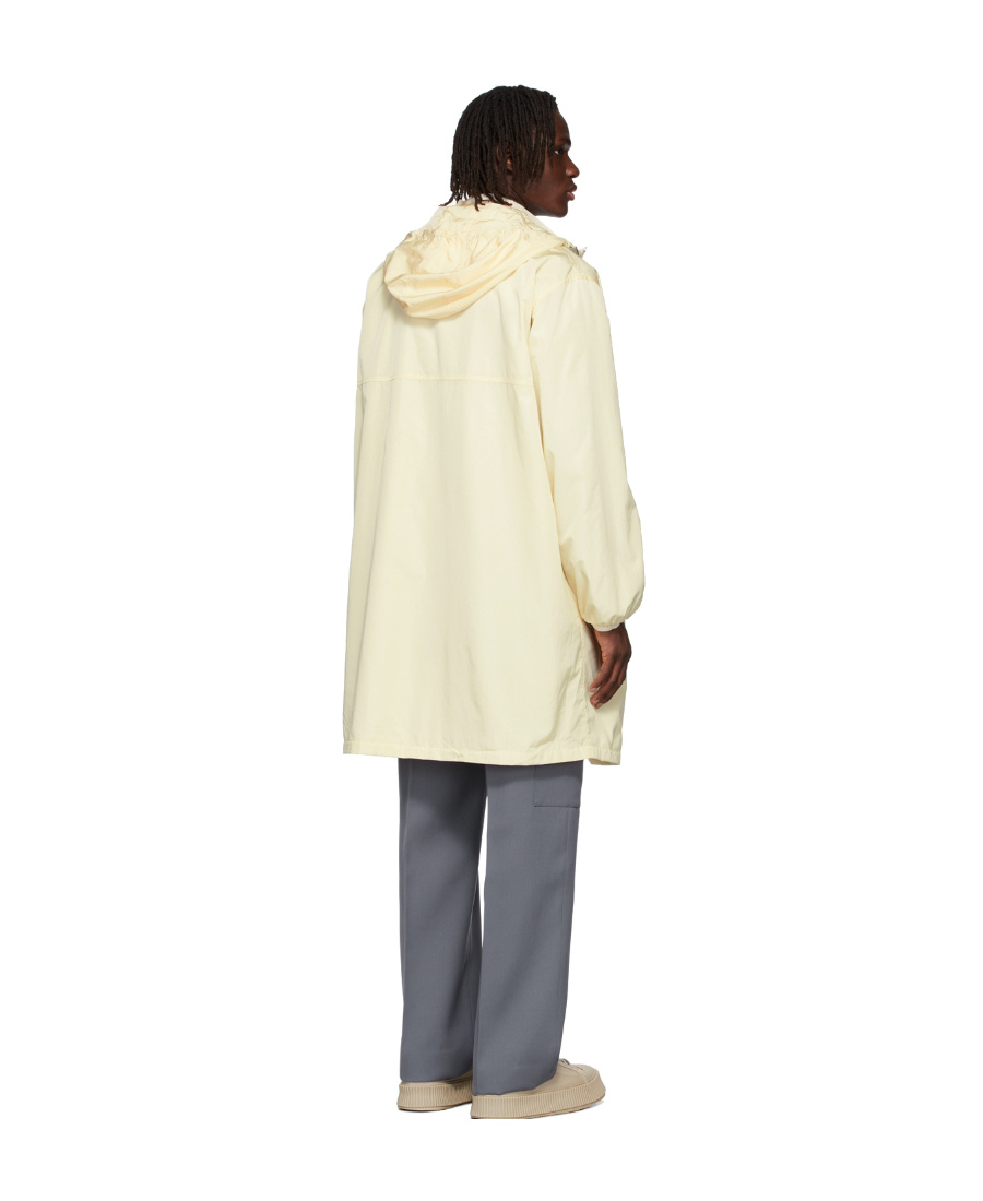 JIL SANDER HOOD ELASTIC DRAWCORD PARKA COAT 