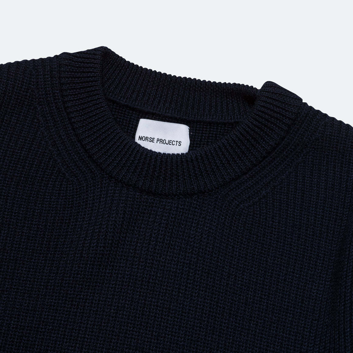 Norse Projects Long-sleeved Sweater In Black