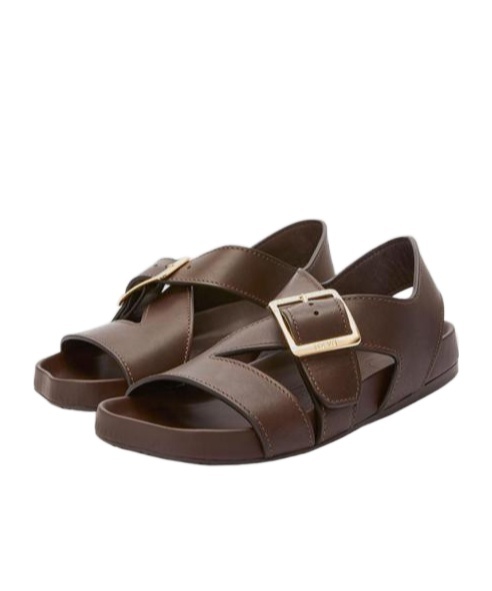 Loewe Ease Sandals For Men In Brown