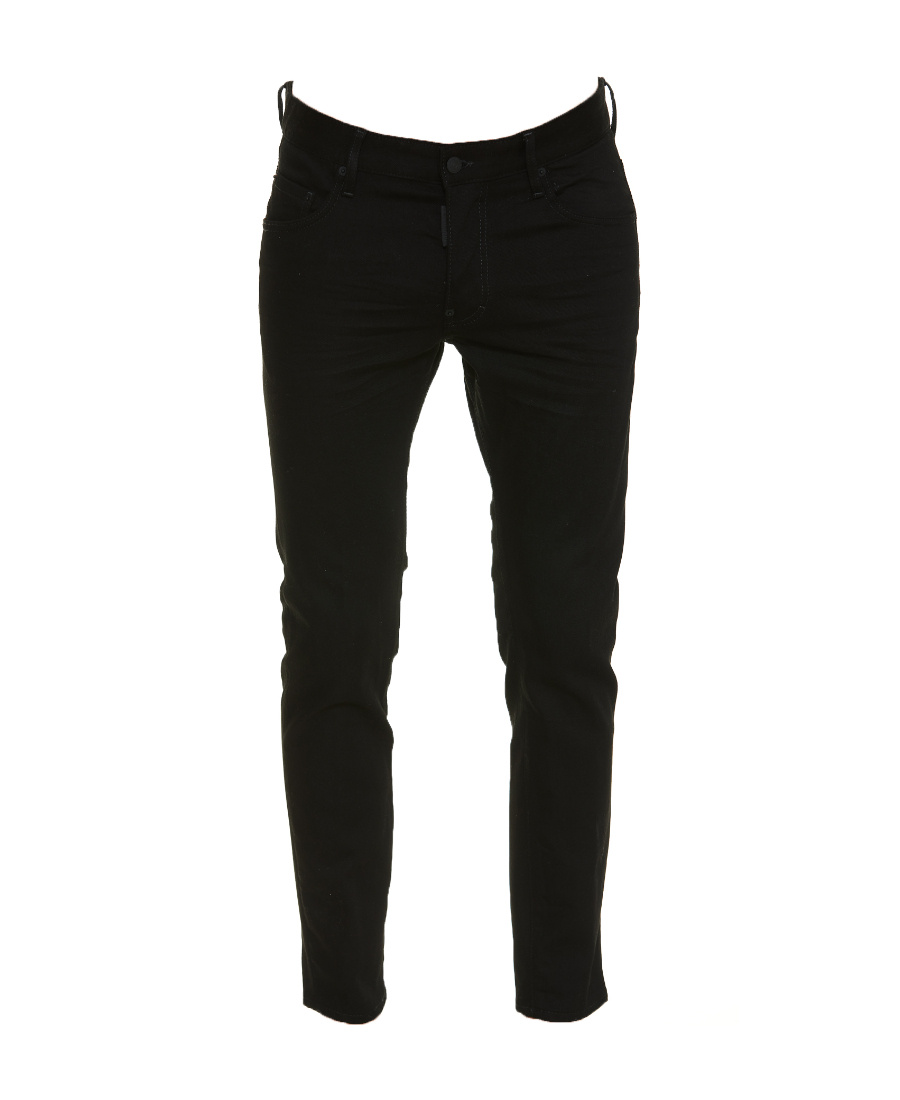 Dsquared2 Low-rise Skinny Jeans In Black