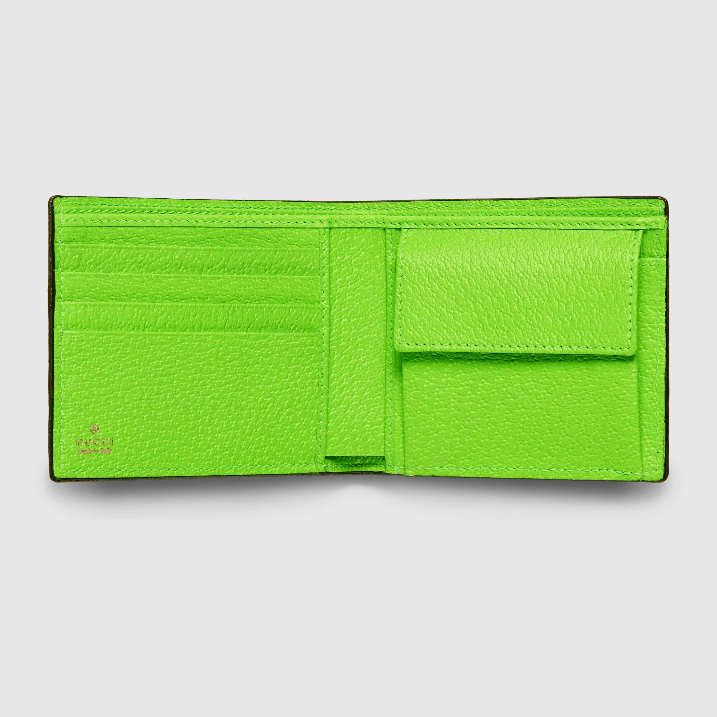 GUCCI GUCCI MONOGRAMMED BIFOLD WALLET