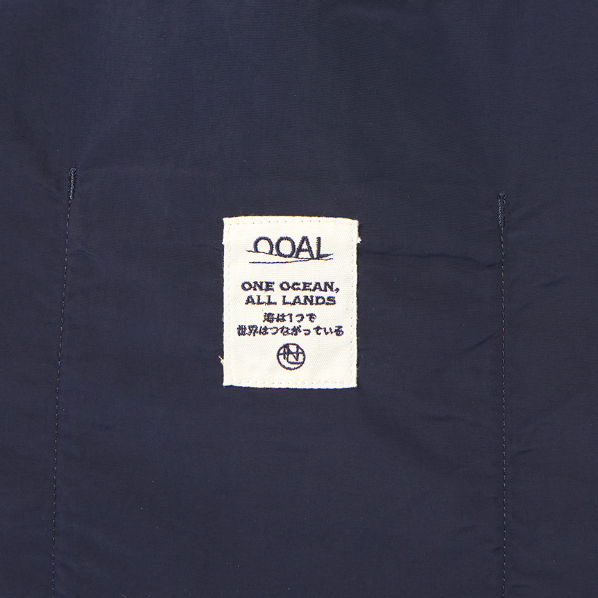 Nanamica Logo Shoulder Bag In Blue