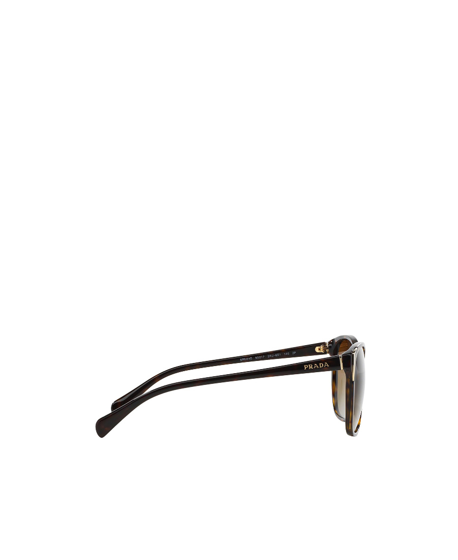 Prada Logo Sunglasses In Brown