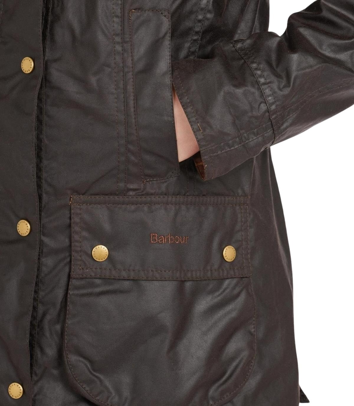 Barbour Long-sleeved Casual Jacket In Black