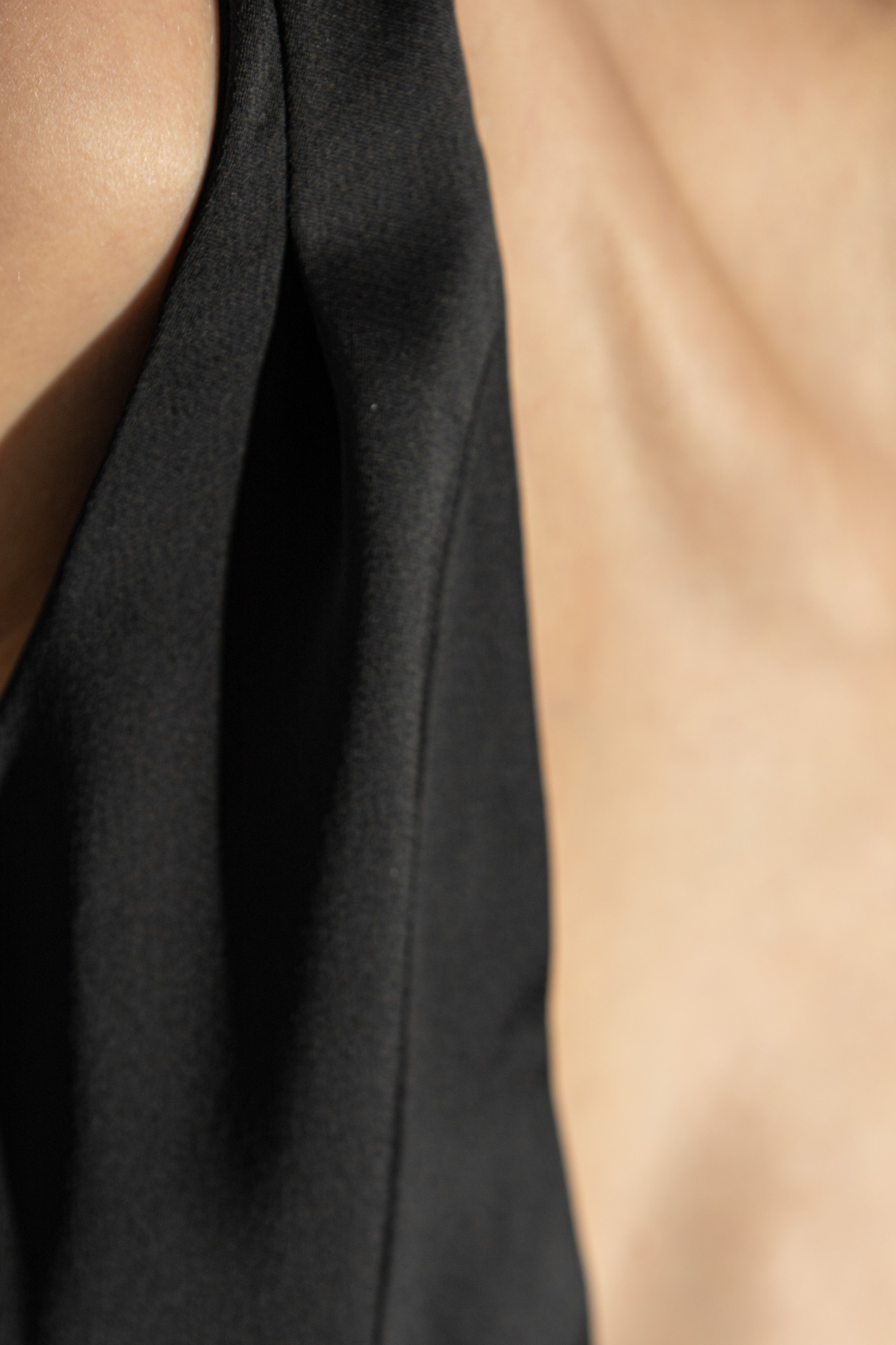 Dsquared2 Flattering Full-length Black Dress With Wide Skirt In Black