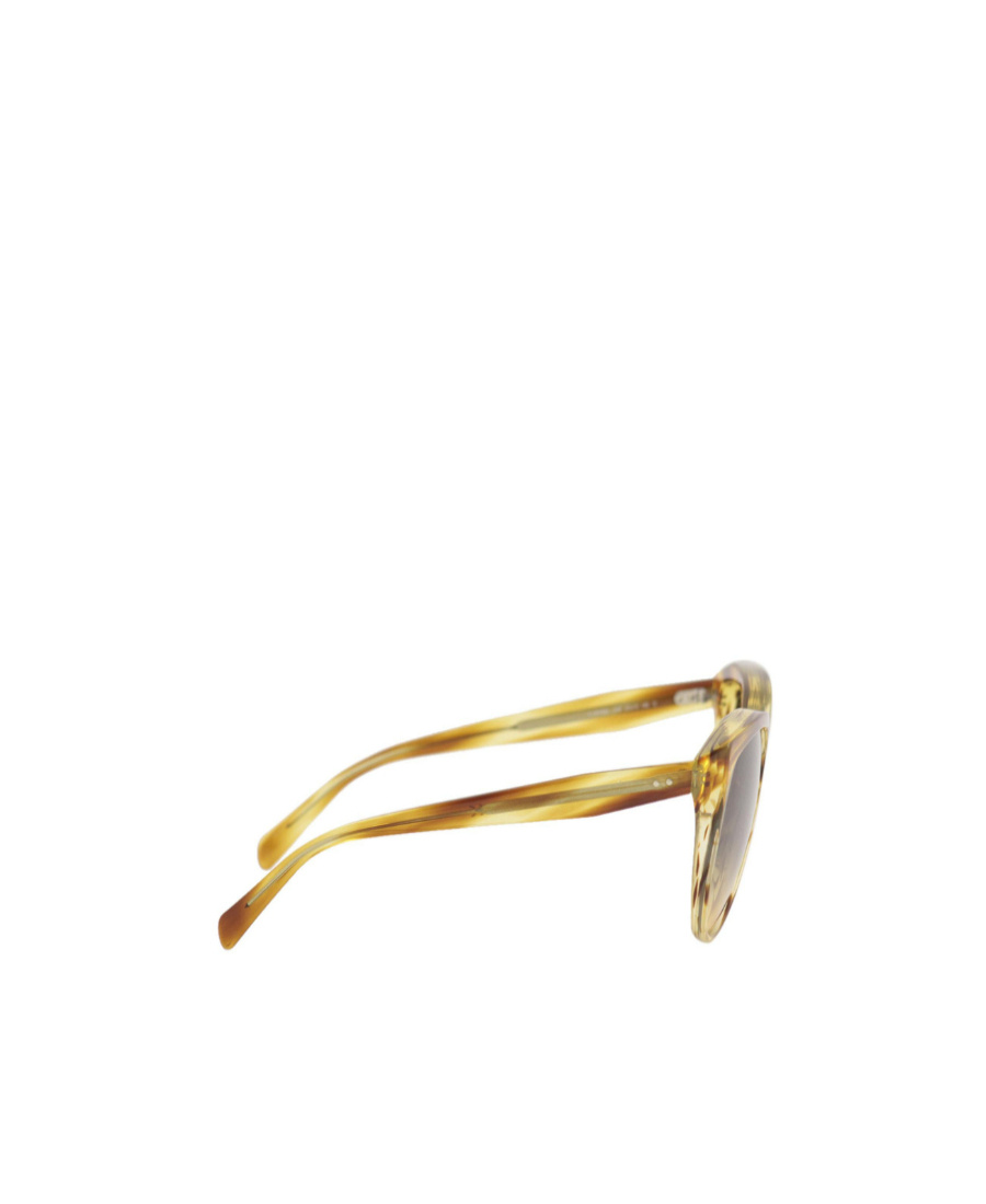 Celine Logo Logo Sunglasses In Brown