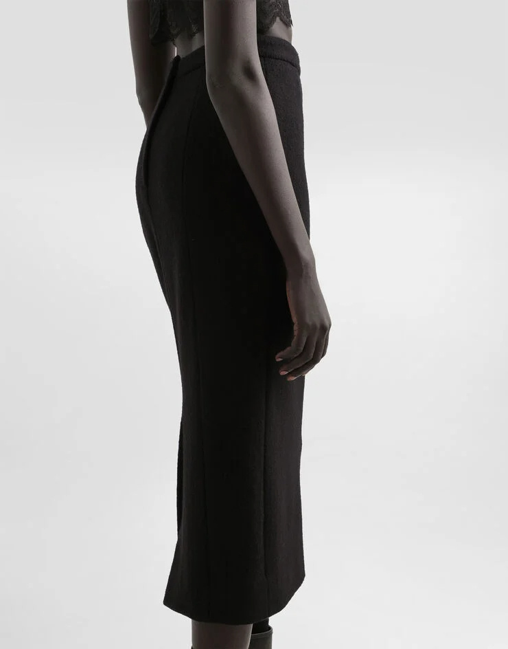 Dolce & Gabbana Dolce Gabbana Midi Pencil Skirt In Black