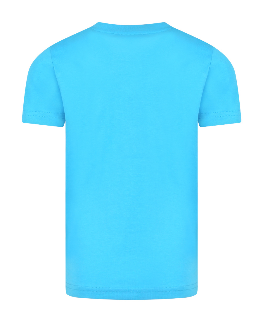 Dsquared2 T-shirt With Round Neck And Short Sleeves In Blue