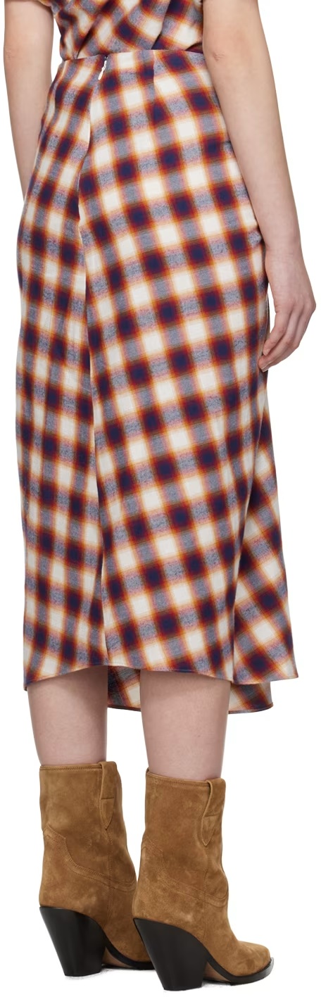 Shop Isabel Marant Étoile Tijuana Midi Skirt In Nude