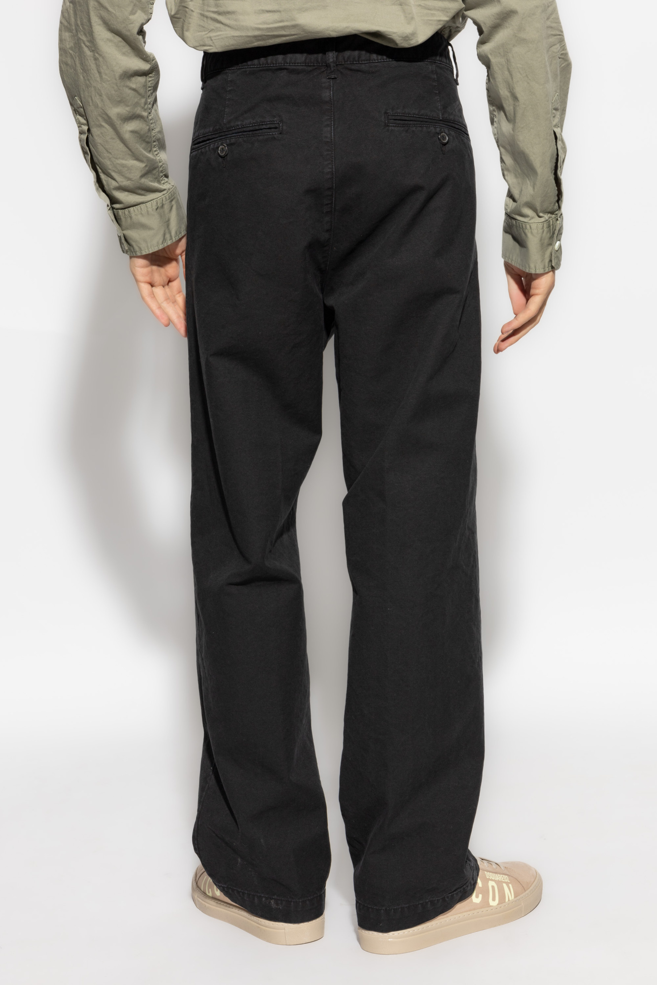 DSQUARED2 ICON-PRINT TROUSERS