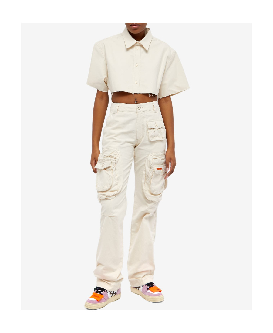 Heron Preston Short Style Shirt In White