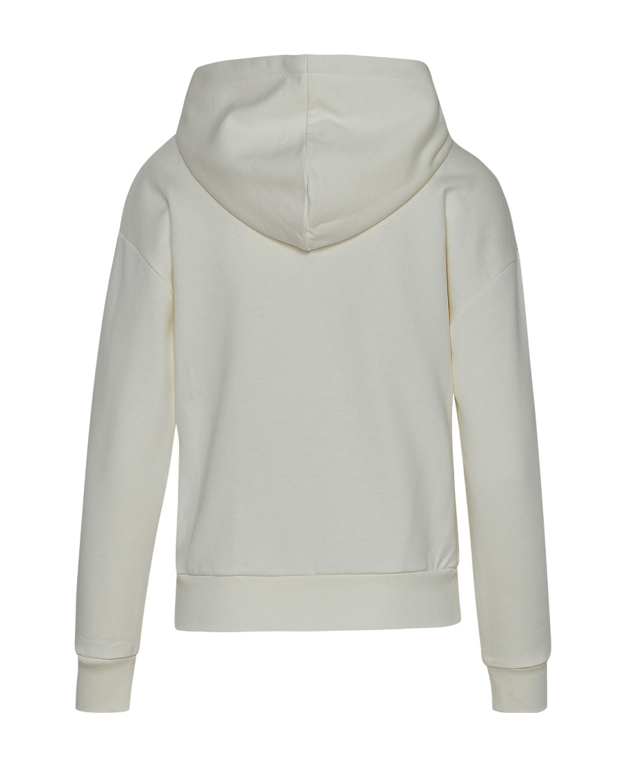 Apc Logo-print Cotton Hoodie In Gray
