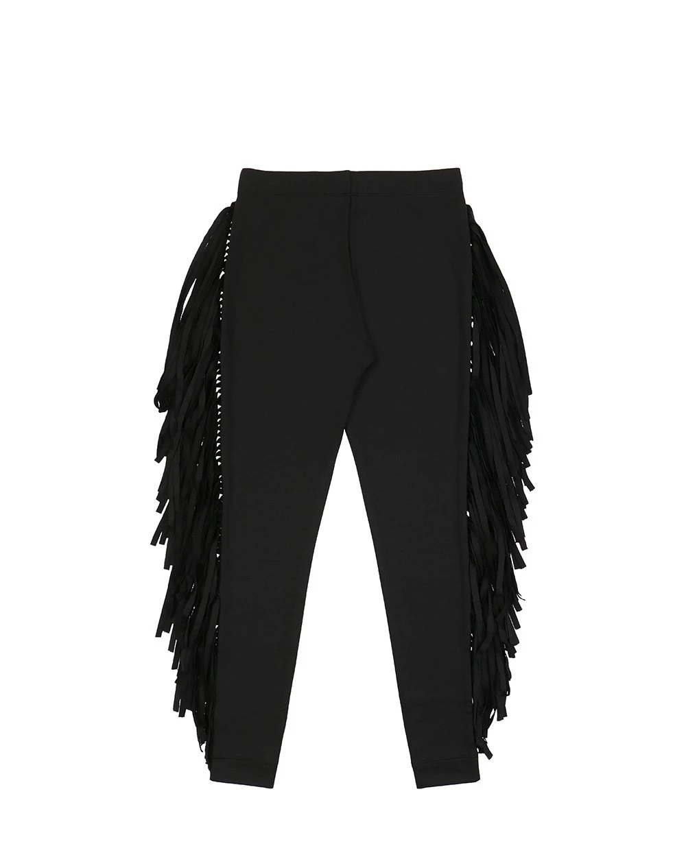 Moschino Fringed Sweatpants In Black