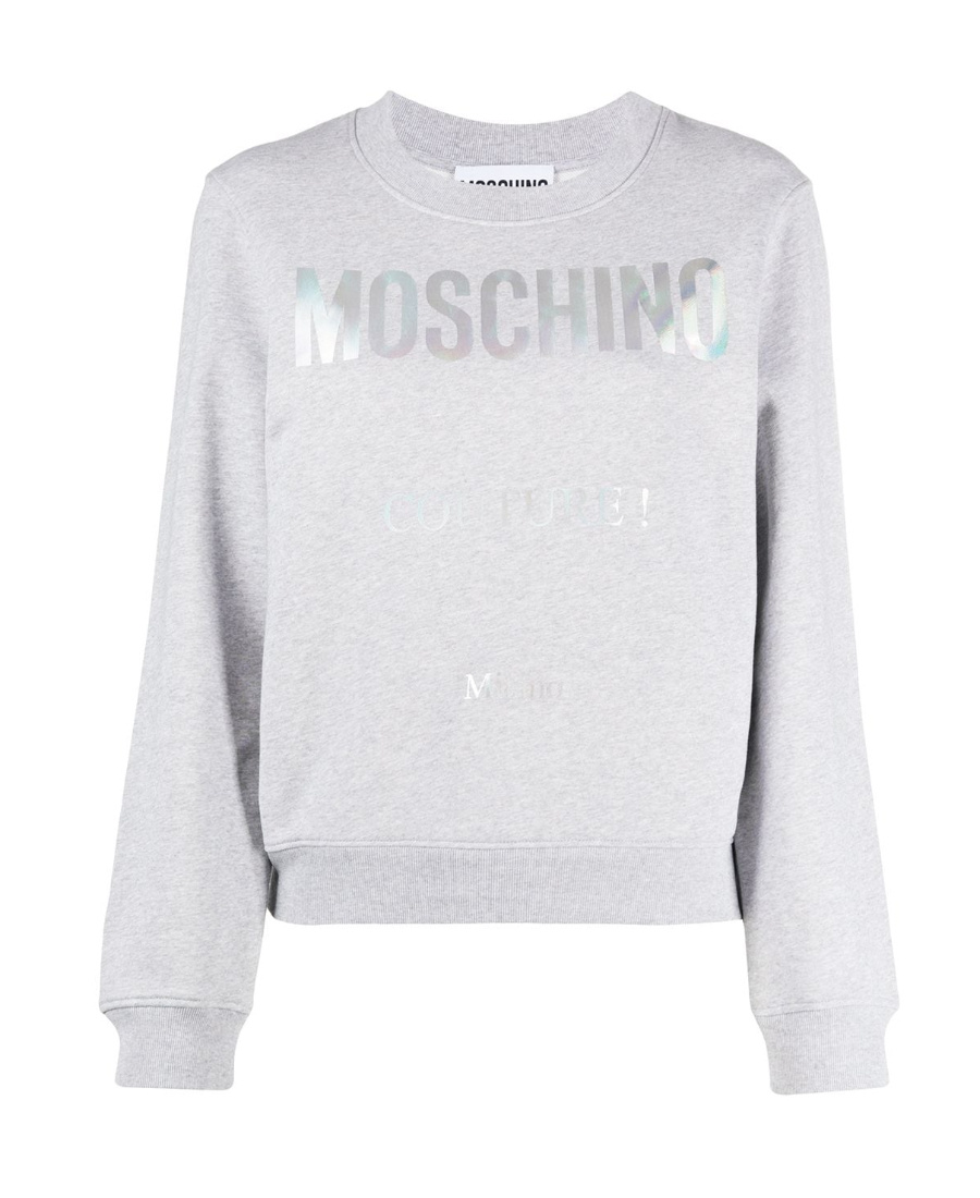 MOSCHINO LOGO PRINTED HOODIE
