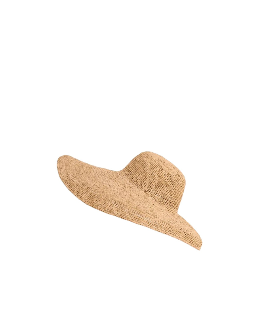 Ibeliv Izy Woven-raffia Sun Hat In Brown
