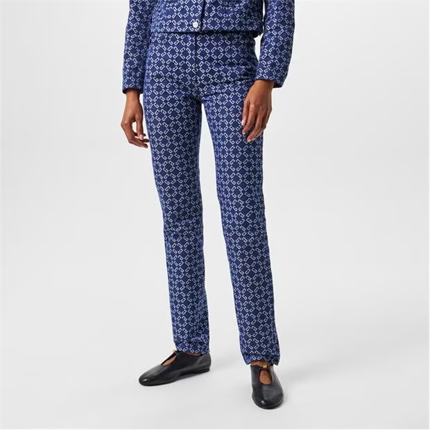 Givenchy Monogram Denim Jeans In Blue