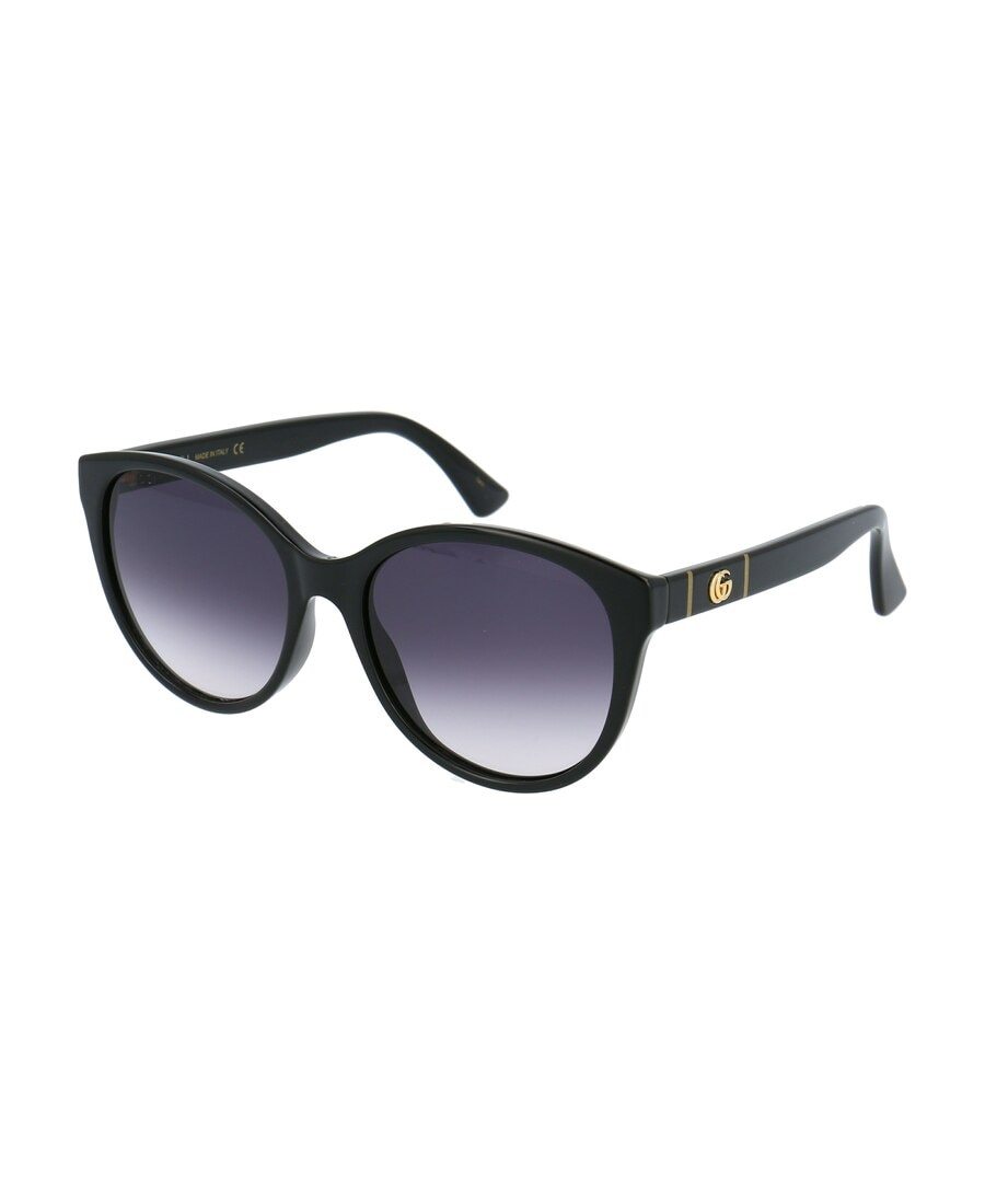 Gucci Round-frame Gradient Sunglasses In Gray