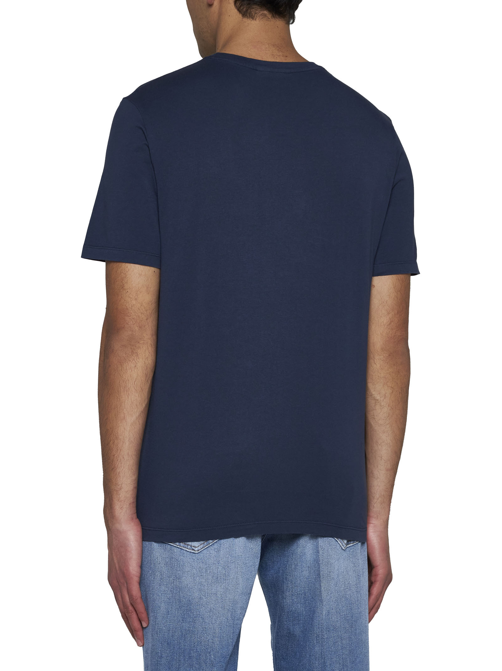MAISON KITSUNÉ MAISON KITSUNÉ FOX HEAD PATCH CREWNECK T-SHIRT