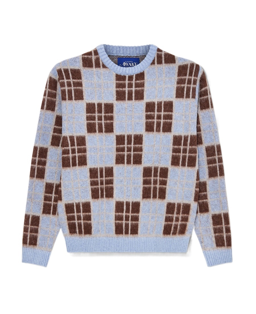 Awake Long-sleeved Sweater In Multicolor