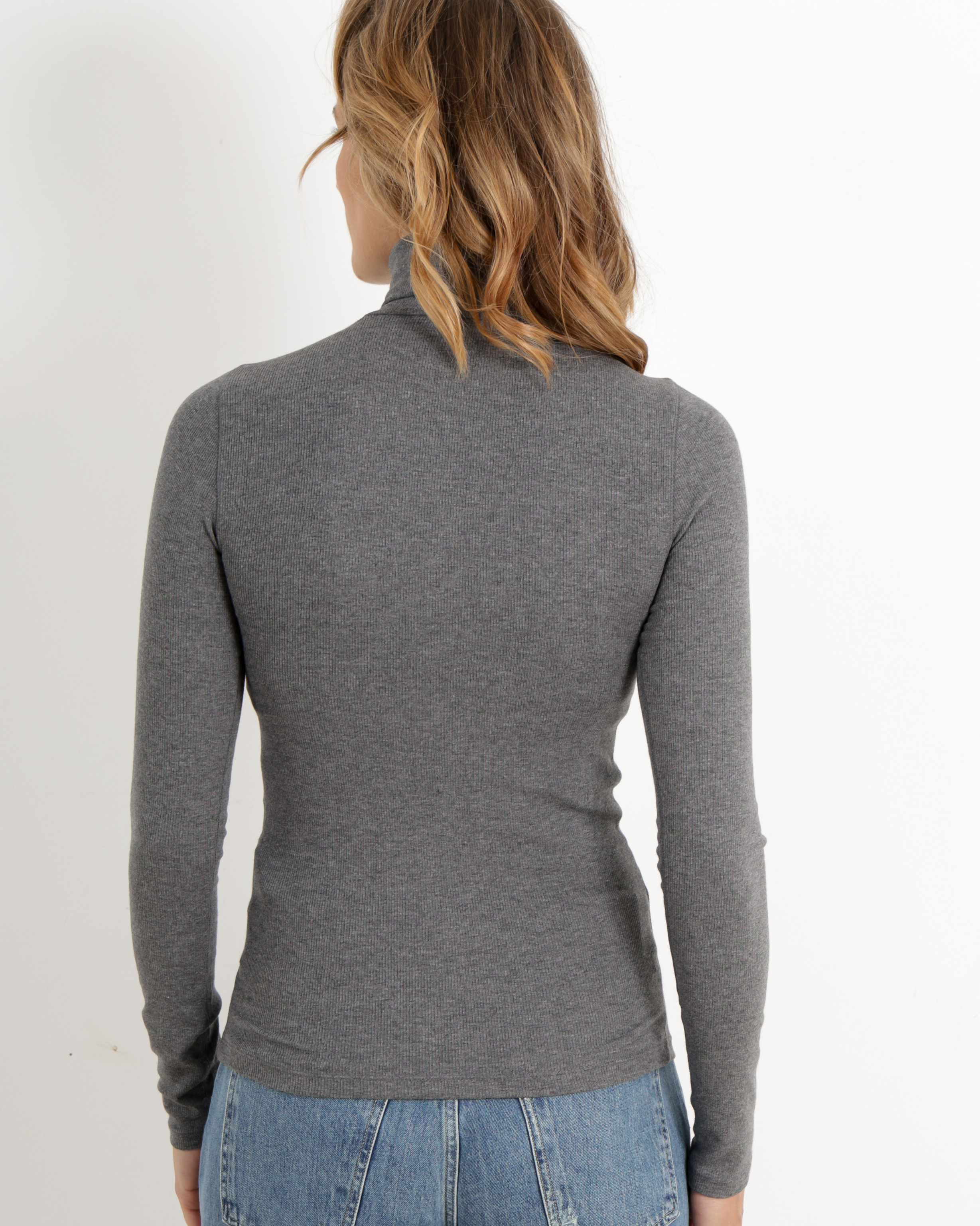 Shop Ralph Lauren Long-sleeved Sweater In Gray