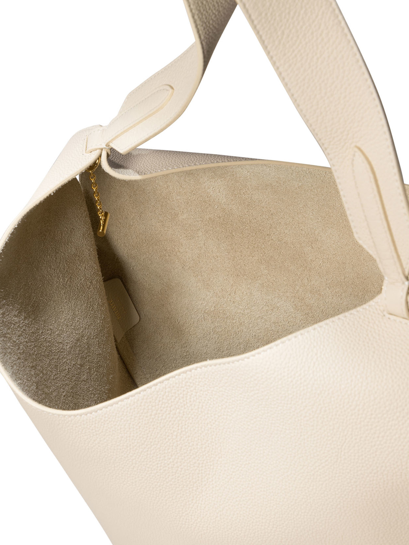 Khaite Lotus Small Shoulder Bag In Nude