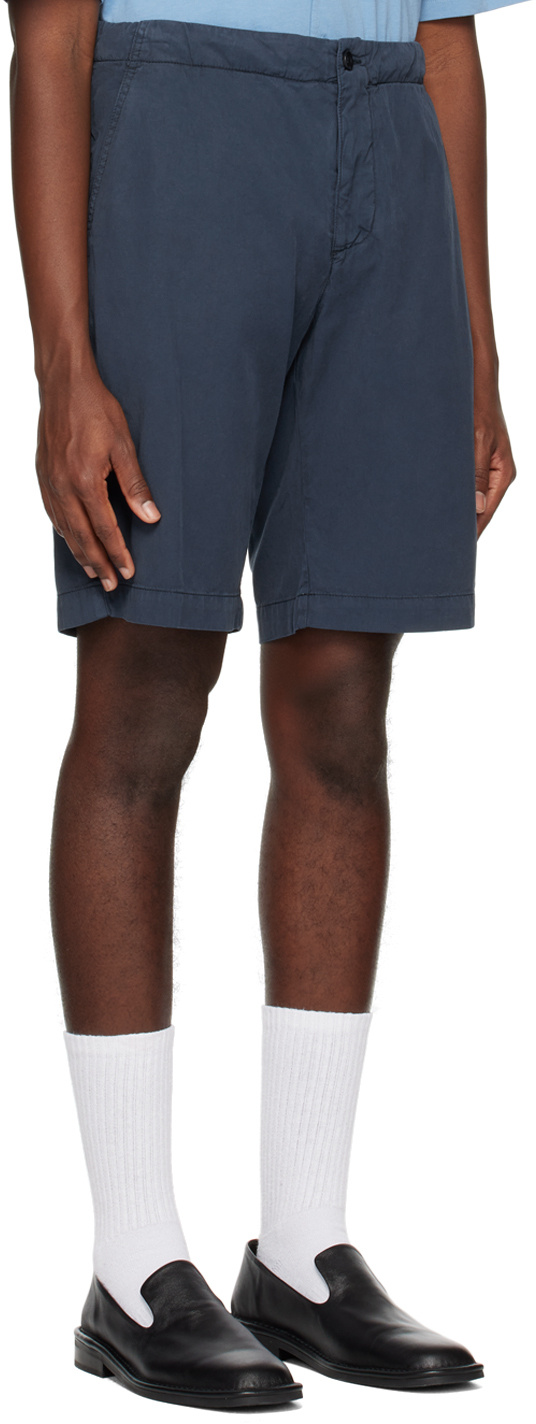 Aspesi Logo Casual Shorts In Blue
