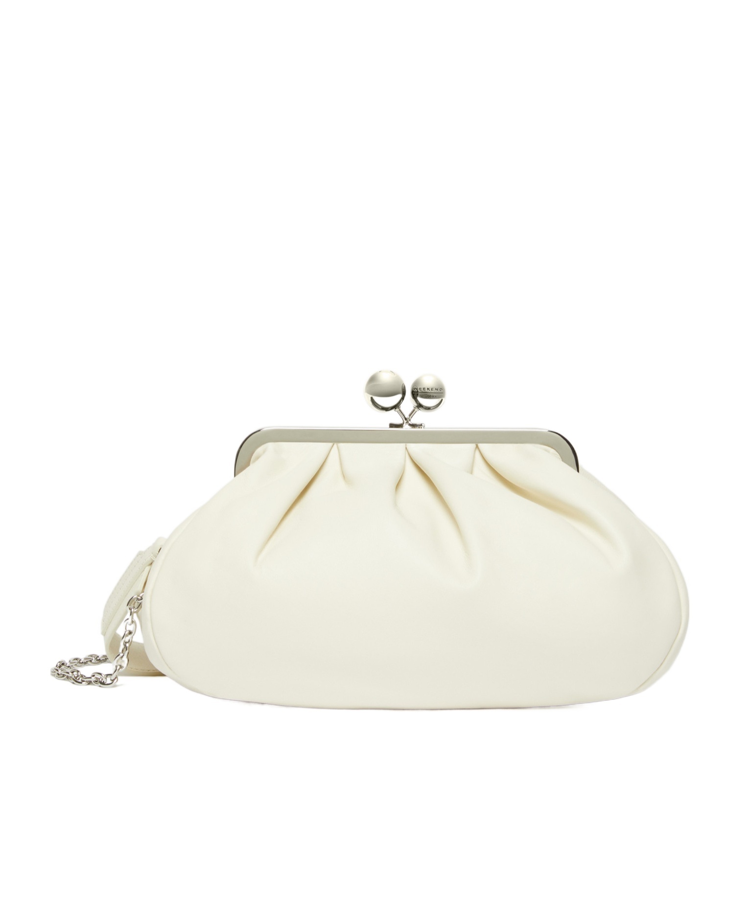 Weekend Max Mara Medium Pasticcino Bag In White