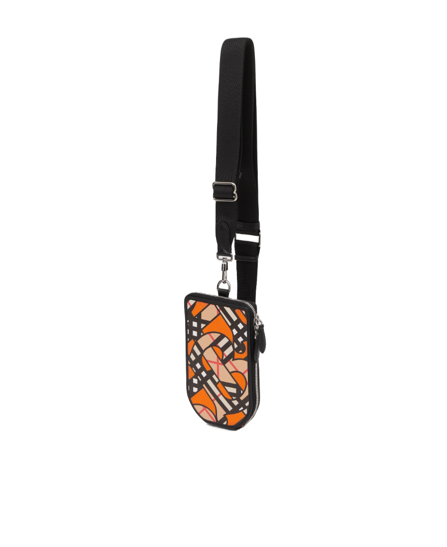 Burberry Monogram-pattern Zip-fastening Wallet In Black
